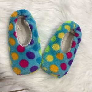 Little Kid Slippers Dots Blue Size 6‎ girl girls
